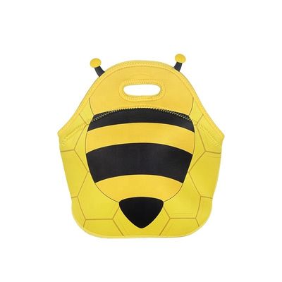 Waterproof Kids Sublimation Lunch Bag SBR Diving Fabrics Kids Picnic Bag Fashionable