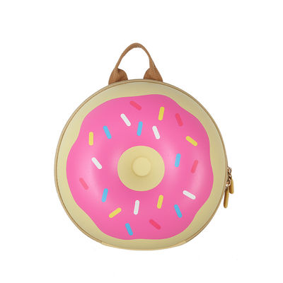 Supercute Custom Toddler Backpack Cartoon Doughnut Design Kids Schoolbag