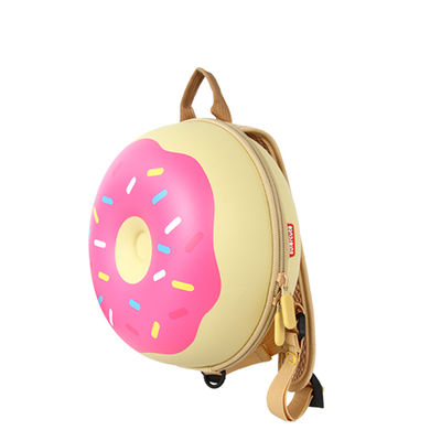 Supercute Custom Toddler Backpack Cartoon Doughnut Design Kids Schoolbag
