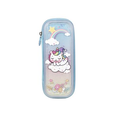 SuperCute EVA Translucent Custom Pen Case Cartoon Kawaii Pencil Case Bag For Kids