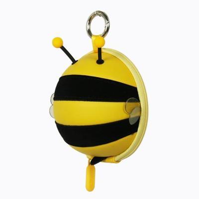 Customizable Zipper Personalised Coin Wallet 3D Eva Bee Coin Purse Keychain 65g