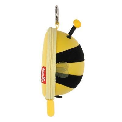 Customizable Zipper Personalised Coin Wallet 3D Eva Bee Coin Purse Keychain 65g