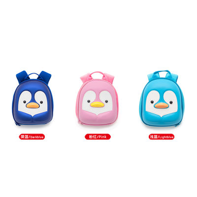 Anti Lost 3D Kids Penguin Backpack Customizable EVA Kids Hardshell Backpack