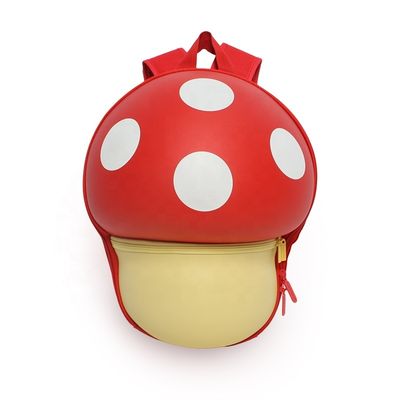 Supercute Personalized Toddler Backpack Baby Kids Mushroom Backpack With Zipper