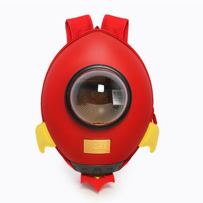 Supercute 3D Cartoon Backpack Customized Rocket Shape Small Kids Backpack
