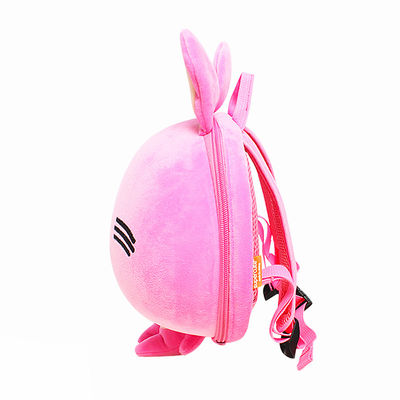 3D Plush Anti Lost Kids Animal Backpack Personalised Toddler School Bags Exquisite Design