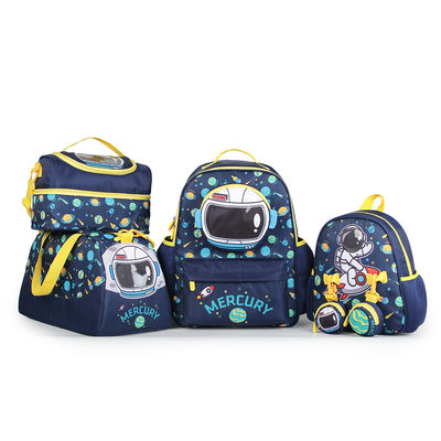 Customizable Children 4 In 1 Custom School Backpack Set Lunch Bag Sports Bag For Student