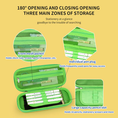 Supercute Spacious Eva Pencil Box Custom Printed Pencil Case Unisex Cartoon Design