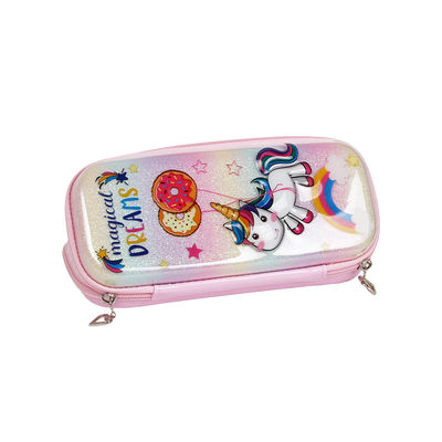 Supercute Waterproof 3d Pencil Case Custom Unicorn Hard Eva Kawaii Stationery Bag
