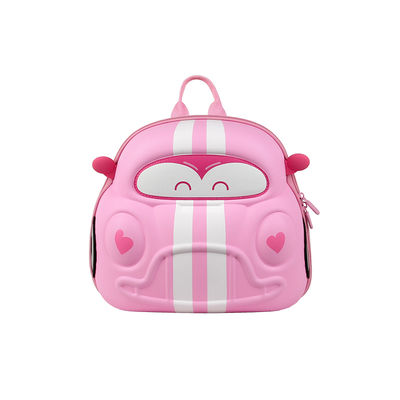 Supercute New Design 3D Cartoon LED Car Kids Backpack School Bags For Children