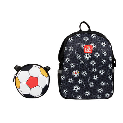 Supercute 2 In 1 Shoulder Bag Children Backpack Custom Football Kids School Backpack