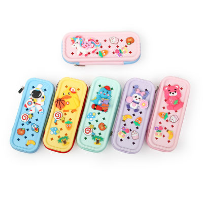 Factory Unisex Cartoon Design Custom DIY Eva Pencil Bag Pencil Case For Children