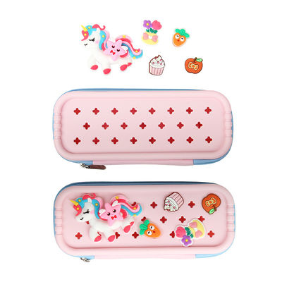 Factory Unisex Cartoon Design Custom DIY Eva Pencil Bag Pencil Case For Children