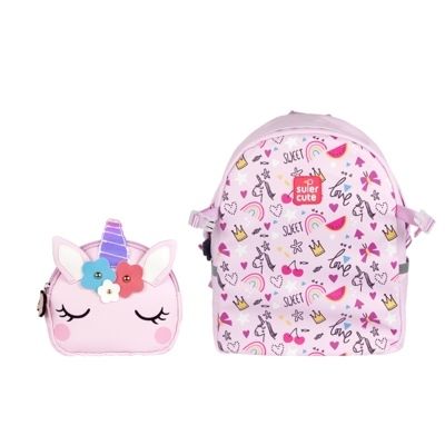 Supercute 2 In 1 Shoulder Bag And School Backpack Personalized Children Backpack