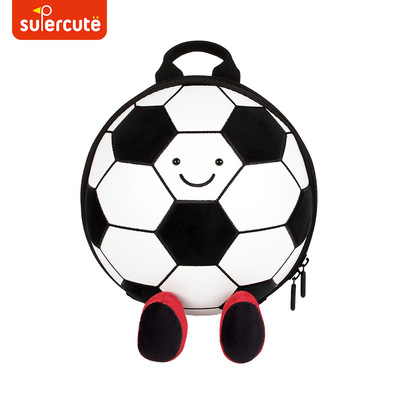 Supercute Eva Football Design 3d Anti Lost Backpack Toddler Mini Backpack For Kids