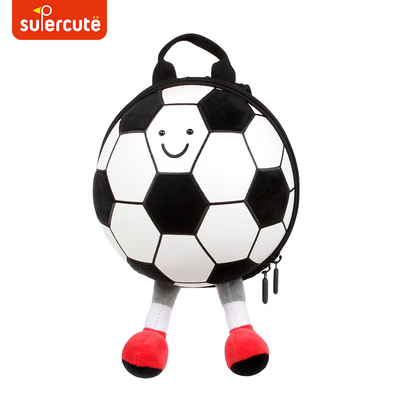 Supercute Eva Football Design 3d Anti Lost Backpack Toddler Mini Backpack For Kids