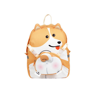 Super fofo 2 em 1 Mochila de ombro e crianças Mochila de escola Mochila de livros de crianças