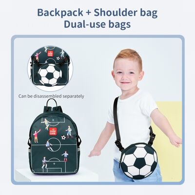 2 In 1 Shoulder Bag Children Backpack Custom Schoolbag Kids School Bag Supplier