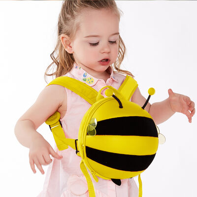 Supercute OEM ODM 3d Eva Child School Bag Kids Bee Anti Lost Backpack