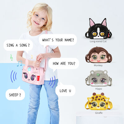 Little Girls Shoulder Bag Interactive Voice Messenger Bag Shoulder Bag For Kids