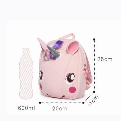 Mochila Infantil Impermeável Super fofa Unicórnio Bolsa Crianças Mochila Escolar Para Jardim de Infância