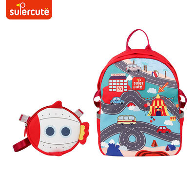 Custom Backpack Kids Shoulder Bag And Lightweight Polyester School Bag For Children