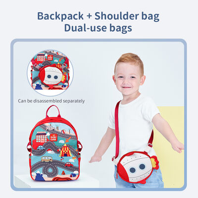Custom Backpack Kids Shoulder Bag And Lightweight Polyester School Bag For Children