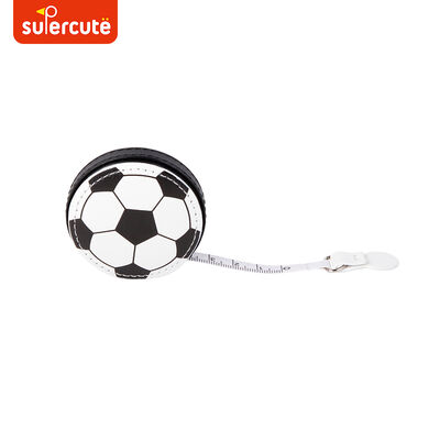 Fita Métrica de Futebol OEM para Crianças por Atacado, Fita Métrica de Couro Macio para Crianças