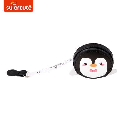 Customized Promotional Tape Measure Penguin Measure PU Soft Tape Measure