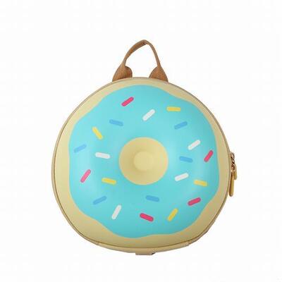 Custom Toddler Backpack Cartoon Doughnut Design Anti Lost Backpack Kids Schoolbag