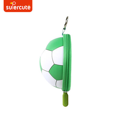 New Arrival Unique Custom Soccer 3D Coin Purses Hard-Shell Coin Purse