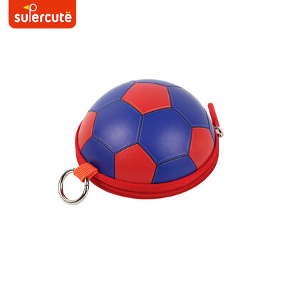 Factory Manufacturing Unique Custom Soccer 3D Coin Purses Hard-Shell Coin Purse