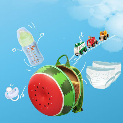 Custom Toddler Schoolbag BackpackFruit Design Kids Anti Lost Backpack For Kids