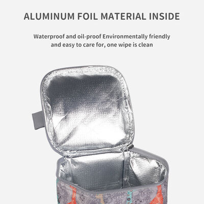 Factory Waterproof Custom Logo Sublimation Lunch Bag Insulated Bag Kids Picnic Bag