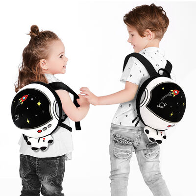 Customizable 3D Astronaut EVA Hard Shell Anti-Lost Kids Backpack Schoolbag