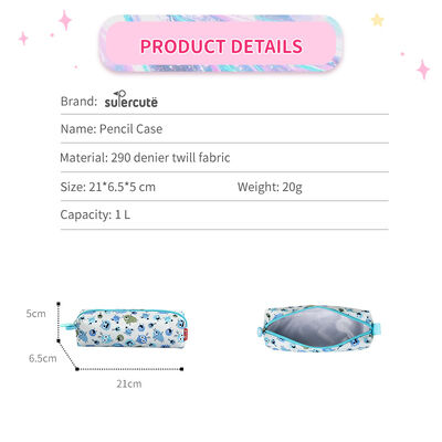 Supercute Custom Pen Case Durable Lightweight Kids Pencil Case Easy-Carry