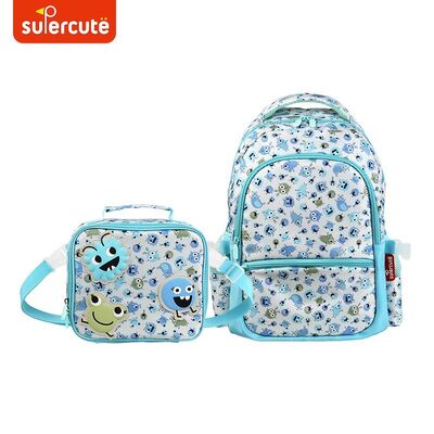 Supercute 2 In 1 School Backpacks Lunch Bag Set Kids School Bag Student Backpack