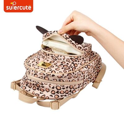 Supercute Custom Pu Kids Backpack Blinking Backpack Unique Children School Bag