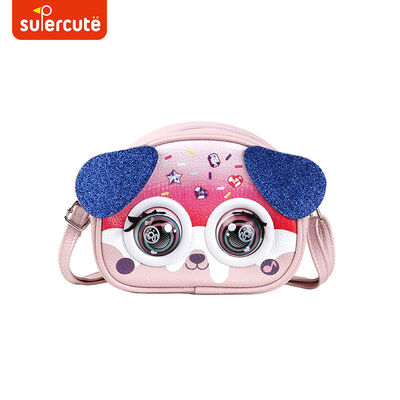 Supercute OEM ODM KIids Shoulder Bag Intelligent Interactive Voice Blinking Bag
