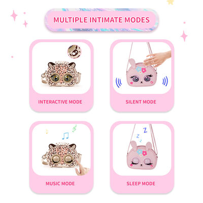 Supercute OEM ODM KIids Shoulder Bag Intelligent Interactive Voice Blinking Bag