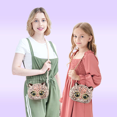 Supercute OEM ODM KIids Shoulder Bag Intelligent Interactive Voice Blinking Bag