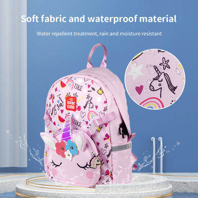 Supercute Custom Unicorn Shoulder Bag And Backpack School Bag Set Kids Backpack