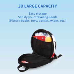 OEM/ODM Eva Football Design 3d Anti Lost Backpack Toddler Mini Backpack For Kids
