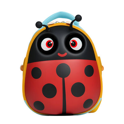 Supercute OEM/ODM 3D Cartoon LED Labybug Kids Backpack School Travel Bags For Kids