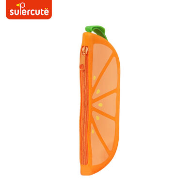 Supercute Durable Lightweight Custom Silicone Pen Case Kids Pencil Case Easy-Carry