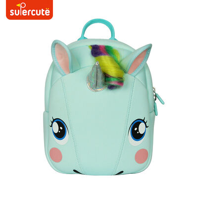 Customization Kids Backpack Diving Fabric Unicorn Bag Kindergarten Backpack