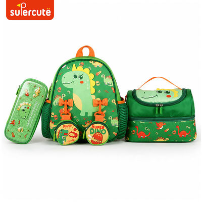 Supercute Custom3 In 1 Ergonomic Kids Backpack Set Lunch Bag Pencil Bag For Kids