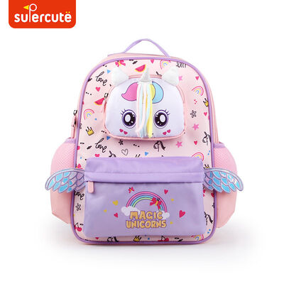 Supercute Wholesale School Book Bags Ergonomics School Bag Backpack For Children