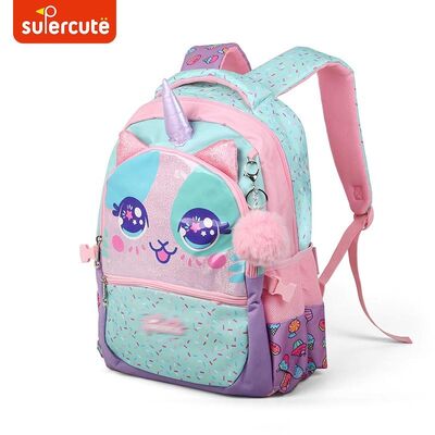 Supercute 3 Pcs Custom School Bag Back To School Backpack Set Lunch Bag Pencil Bag