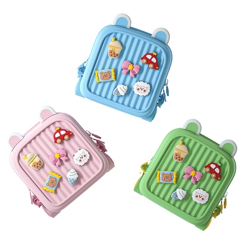 KOOOL Spine Protection Waterproof School Backpack For Kids EVA Girls School Book Bags